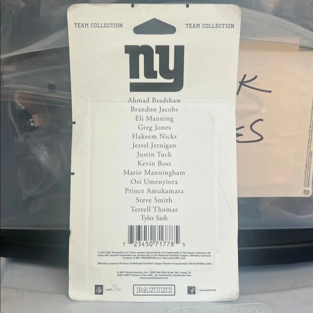 NFL NEW YORK GIANTS 2011 SCORE TEAM SET NEW
